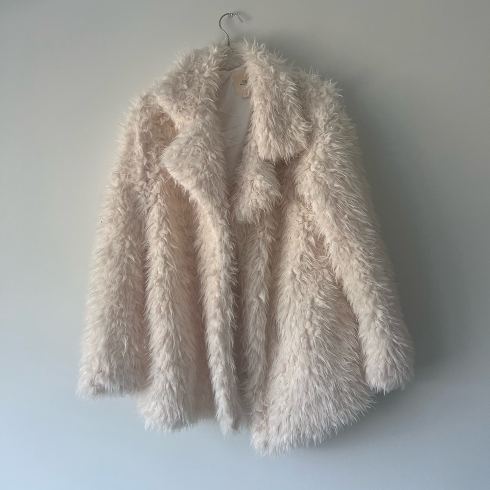 Faux fur jacket